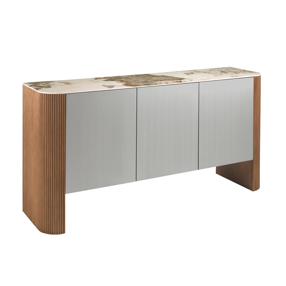wohnli-moebel-suche-Sideboard-aus-Silberholz-Nussbaum-und-Porzellan-Marmorplatte Wohnli Möbelsuche - Sideboard aus Silberholz
