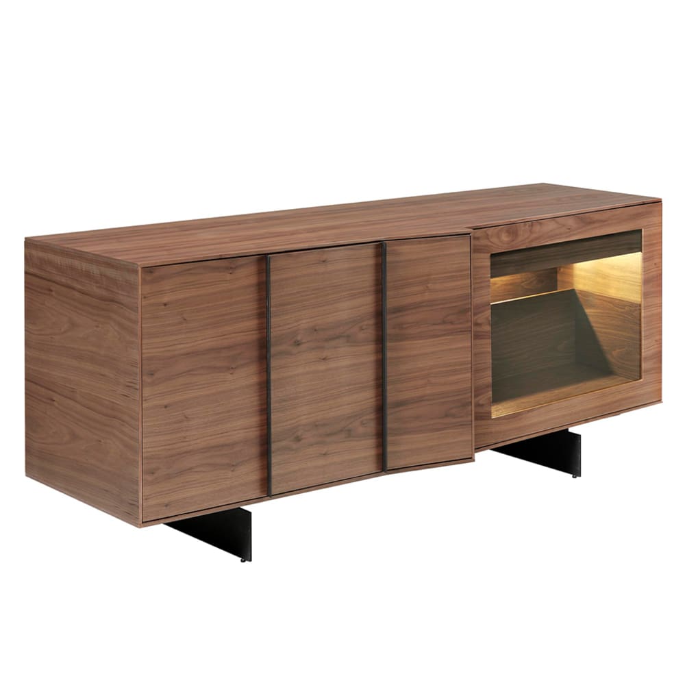wohnli-moebel-suche-Sideboard-aus-Walnussholz-mit-LED-Licht Wohnli Möbelsuche - Sideboard aus Walnussholz mit LED-Licht