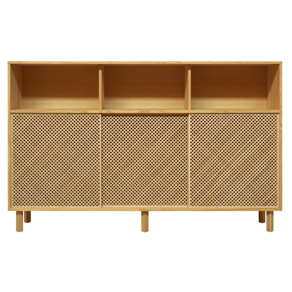 wohnli-moebel-suche-Sideboard-aus-massivem-Kiefernholz-mit-3-Tueren-180-cm-Unlackiert Wohnli Möbelsuche - Sideboard aus massivem Kiefernholz mit 3 Türen 180 cm Unlackiert