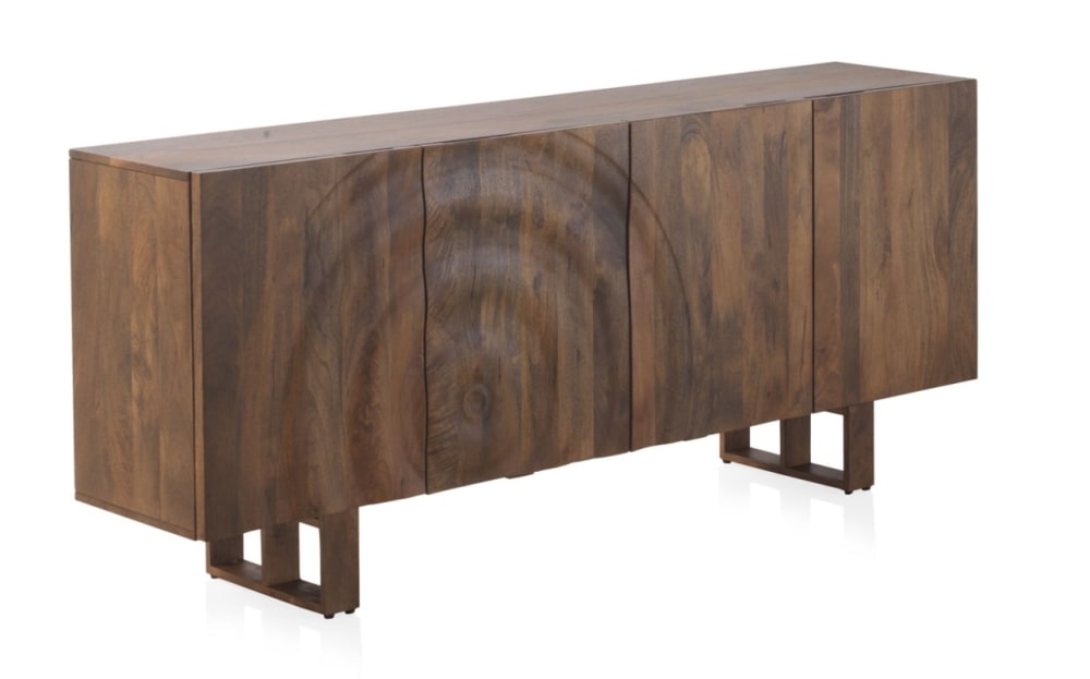 wohnli-moebel-suche-Sideboard-aus-massivem-Mangoholz-mit-4-Tueren-und-Holzbeinen Wohnli Möbelsuche - Sideboard aus massivem Mangoholz mit 4 Türen und Holzbeinen