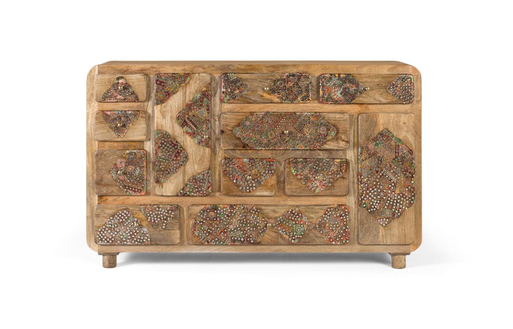 wohnli-moebel-suche-Sideboard-aus-massivem-Mangoholz-mit-handbemalten-Details-148-cm Wohnli Möbelsuche - Sideboard aus massivem Mangoholz mit handbemalten Details