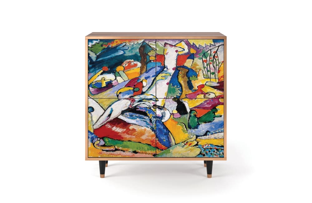 wohnli-moebel-suche-Sideboard-bunt-mit-4-Tueren-L-94-cm Wohnli Möbelsuche - Sideboard bunt mit 4 Türen L 94 cm