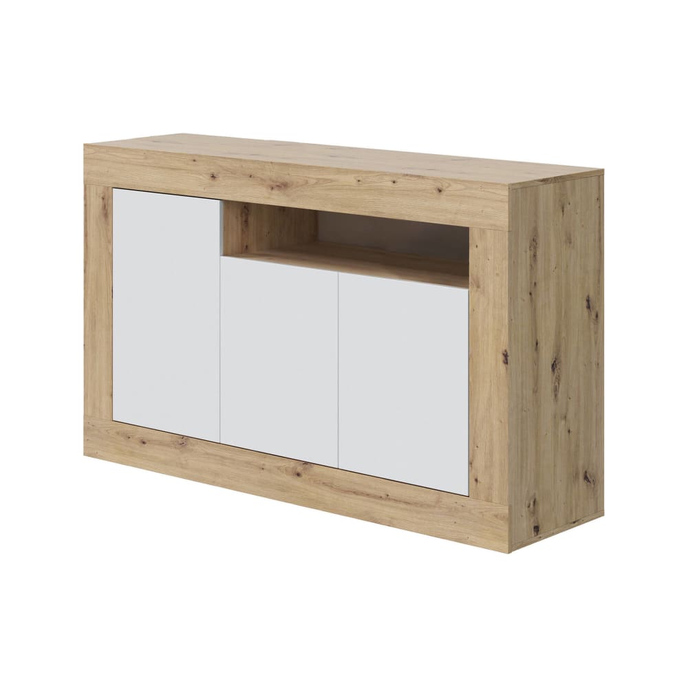 wohnli-moebel-suche-Sideboard-in-Eichenholzoptik-weiss-167-x-42-x-87-cm Wohnli Möbelsuche - Sideboard in Eichenholzoptik