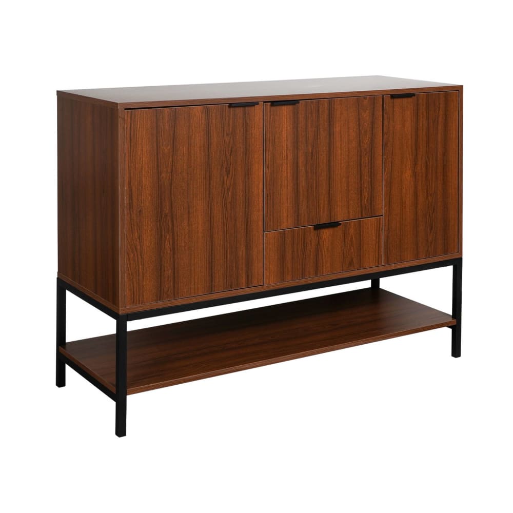 wohnli-moebel-suche-Sideboard-in-Nussbaumholzdekor-3-Tueren-und-1-Schublade Wohnli Möbelsuche - Sideboard in Nussbaumholzdekor 3 Türen und 1 Schublade