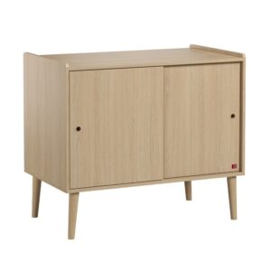 Wohnli Möbelsuche - Sideboard mit 2 Schiebetüren in Eichenholzoptik L100 cm
