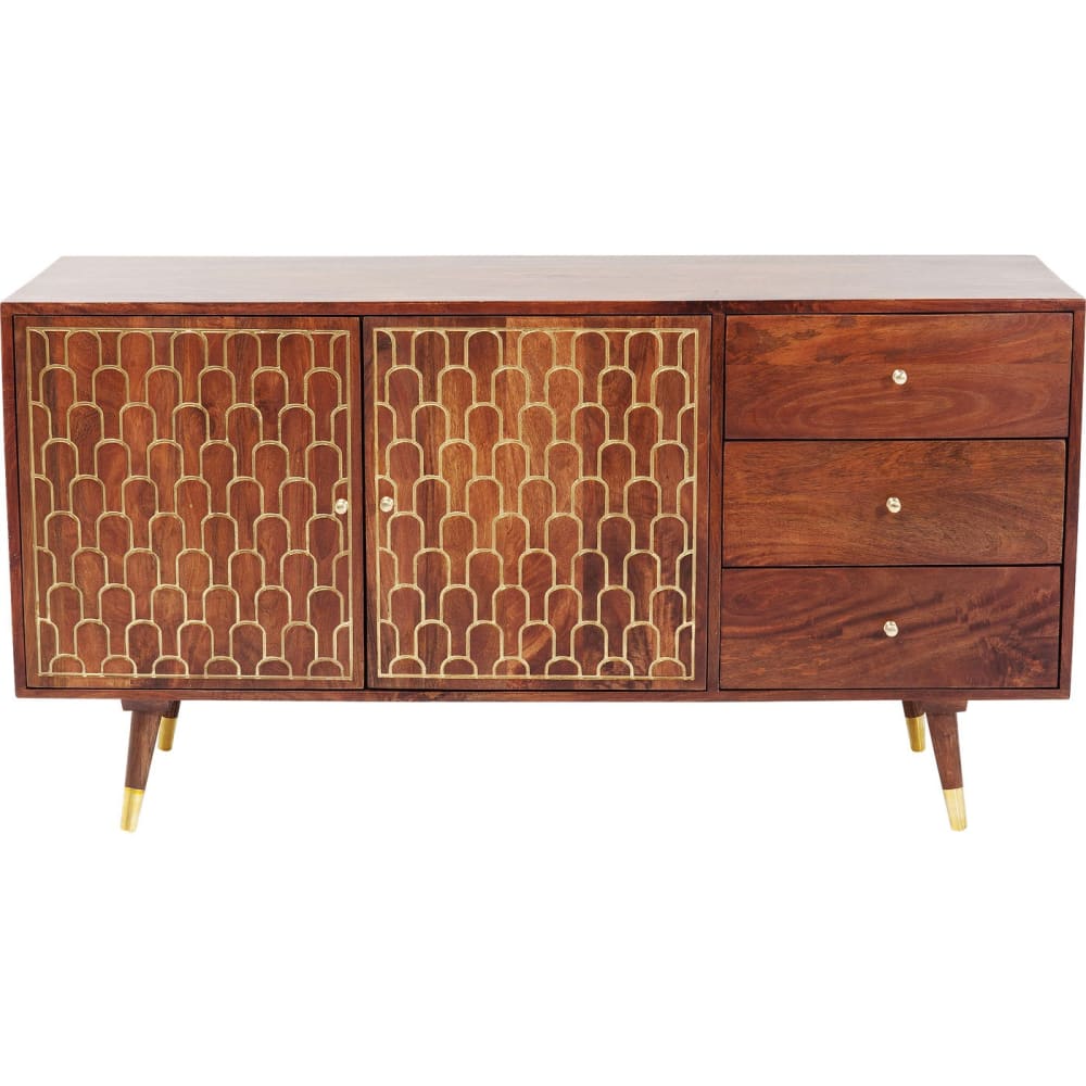 wohnli-moebel-suche-Sideboard-mit-2-Tueren-aus-Massivholz-mit-Ornamenten-braun-und-gold Wohnli Möbelsuche - Sideboard mit 2 Türen aus Massivholz mit Ornamenten