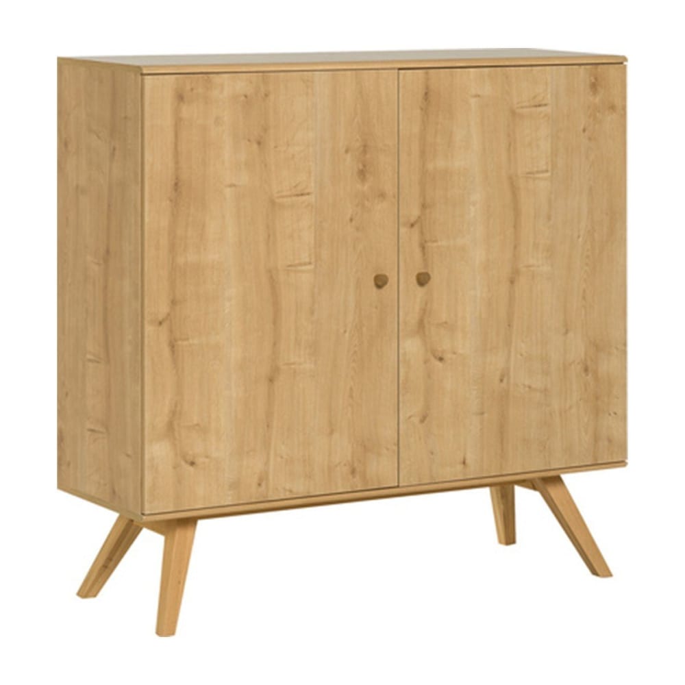 wohnli-moebel-suche-Sideboard-mit-2-Tueren-und-6-inneren-Regalen-L120-cm-Dekor-Holz Wohnli Möbelsuche - Sideboard mit 2 Türen und 6 inneren Regalen L120 cm - Dekor Holz