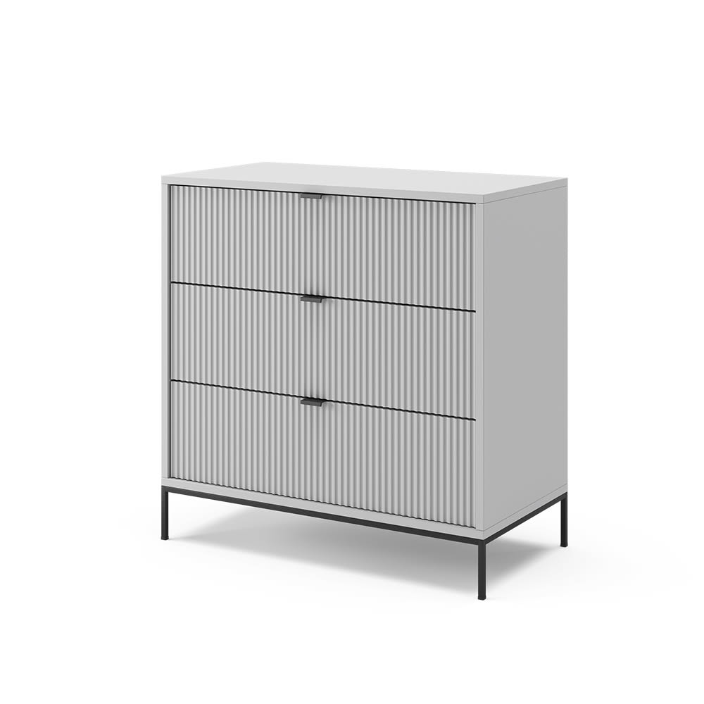 wohnli-moebel-suche-Sideboard-mit-3-Schubladen-Grau-80-x-81.2cm Wohnli Möbelsuche - Sideboard mit 3 Schubladen