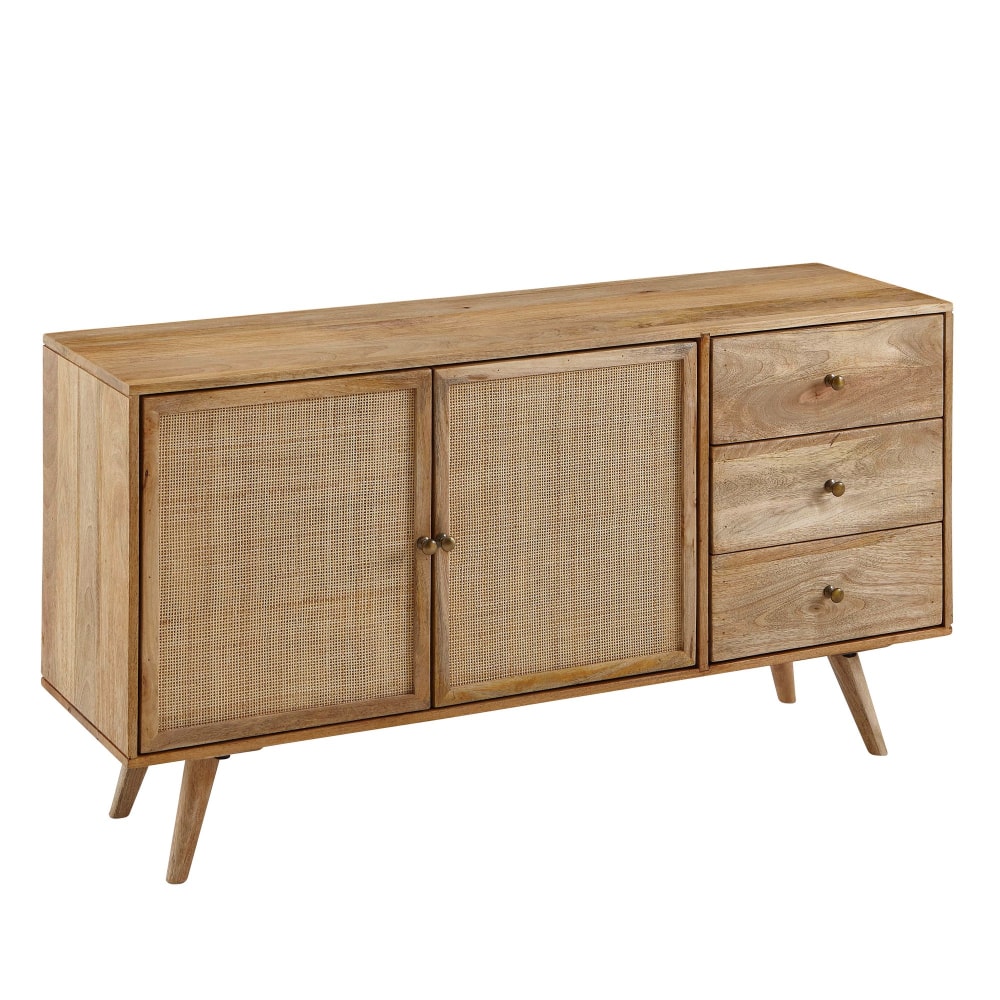 wohnli-moebel-suche-Sideboard-mit-3-Schubladen-aus-Mango-Braun Wohnli Möbelsuche - Sideboard mit 3 Schubladen aus Mango