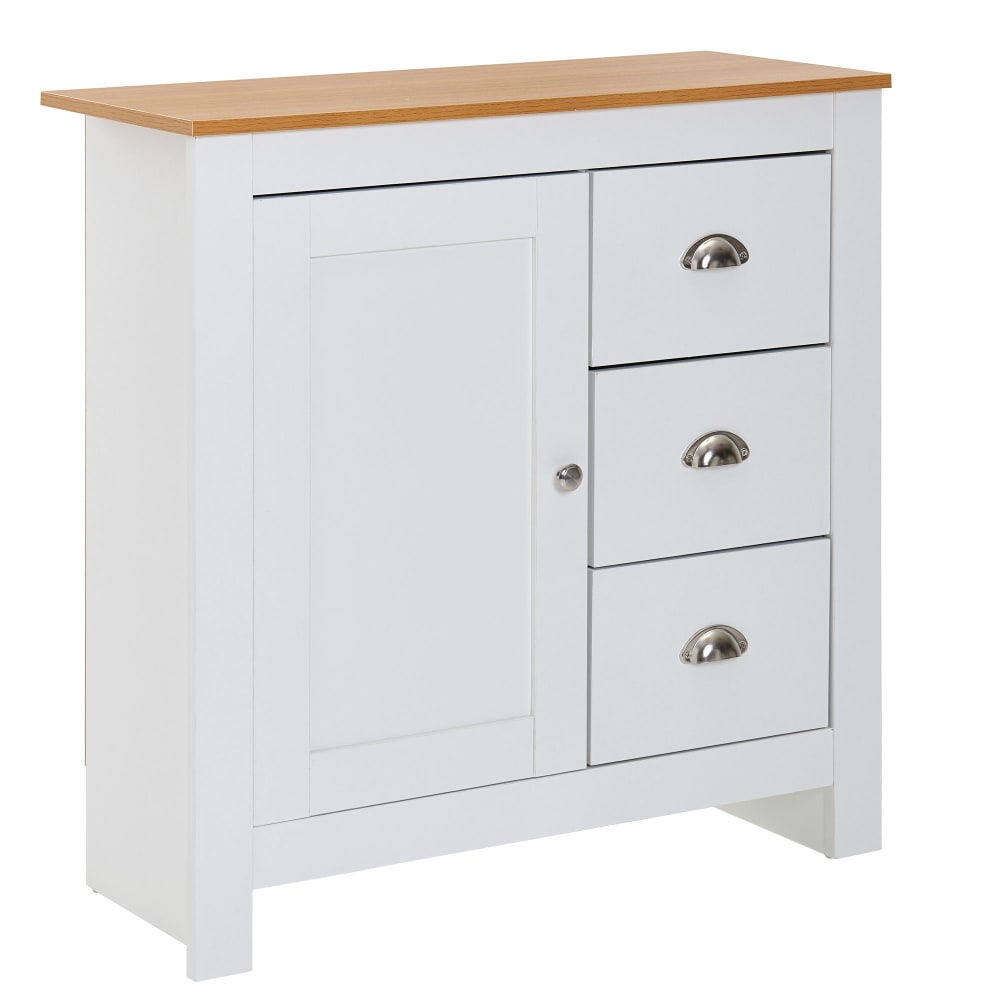 wohnli-moebel-suche-Sideboard-mit-3-Schubladen-aus-Spanplatte-Weiss Wohnli Möbelsuche - Sideboard mit 3 Schubladen aus Spanplatte