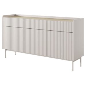 wohnli-moebel-suche-Sideboard-mit-3-Schubladen-greige-153-cm Wohnli Möbelsuche - Sideboard mit 3 Schubladen