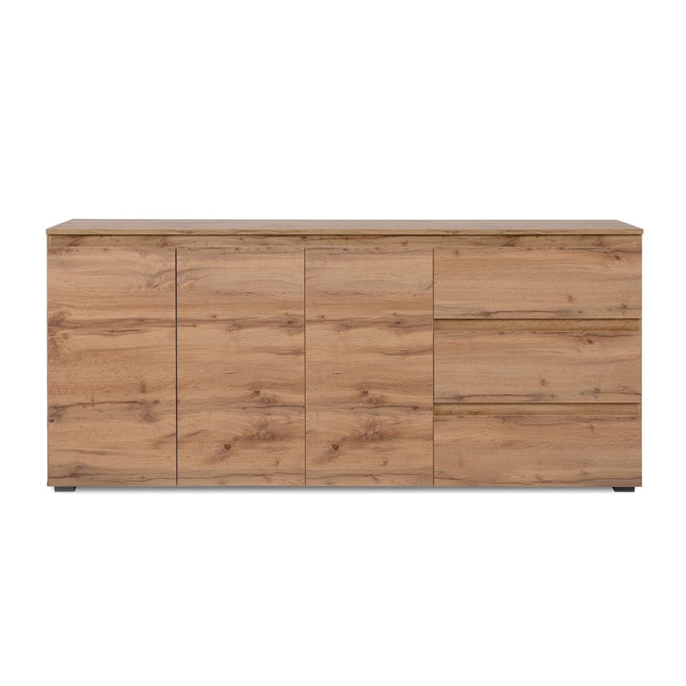 wohnli-moebel-suche-Sideboard-mit-3-Tueren-3-Schubladen-L1785-cm-Dekor-Eiche Wohnli Möbelsuche - Sideboard mit 3 Türen