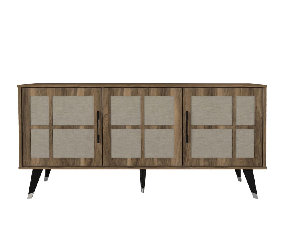 wohnli-moebel-suche-Sideboard-mit-3-Tueren-Braun Wohnli Möbelsuche - Sideboard mit 3 Türen