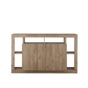 Wohnli Möbelsuche - Sideboard mit 3 Türen L172 cm - Dekor Eiche Handwerker