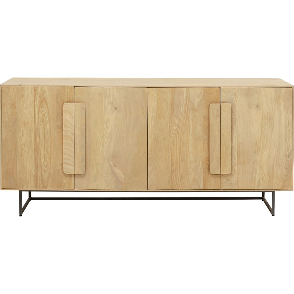 wohnli-moebel-suche-Sideboard-mit-4-Tueren-aus-Mangoholz-beige Wohnli Möbelsuche - Sideboard mit 4 Türen aus Mangoholz