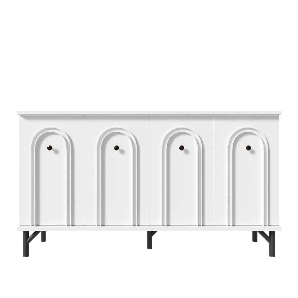 wohnli-moebel-suche-Sideboard-mit-4-Tueren-weiss Wohnli Möbelsuche - Sideboard mit 4 Türen