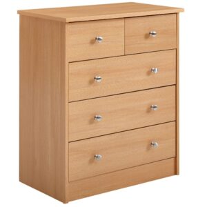 wohnli-moebel-suche-Sideboard-mit-5-Schubladen-aus-Spanplatte-Braun Wohnli Möbelsuche - Sideboard mit 5 Schubladen aus Spanplatte