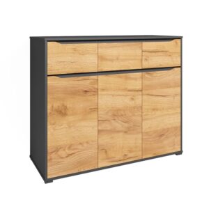 wohnli-moebel-suche-Sideboard-mit-Schubladen-Goldkraft-Eiche-120-x-101.6cm Wohnli Möbelsuche - Sideboard mit Schubladen