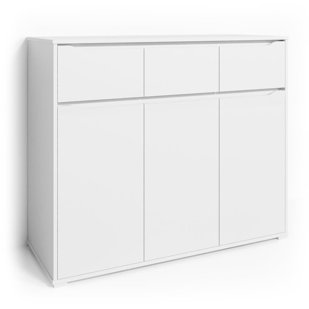 wohnli-moebel-suche-Sideboard-mit-Schubladen-Weiss-120-x-101.6cm Wohnli Möbelsuche - Sideboard mit Schubladen