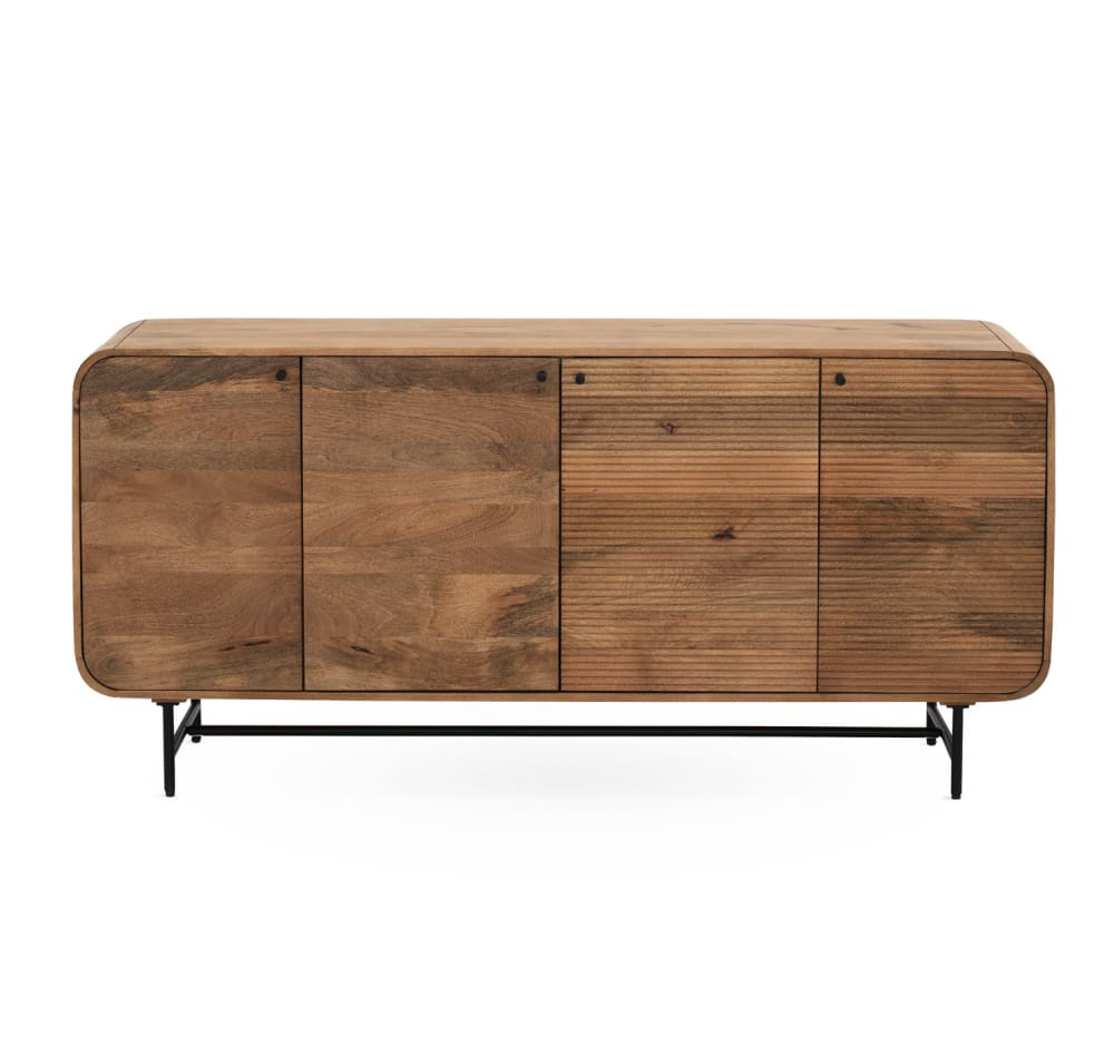 wohnli-moebel-suche-Sideboard-mit-aus-massivem-Mangoholz-mit-4-Tueren Wohnli Möbelsuche - Sideboard mit aus massivem Mangoholz mit 4 Türen