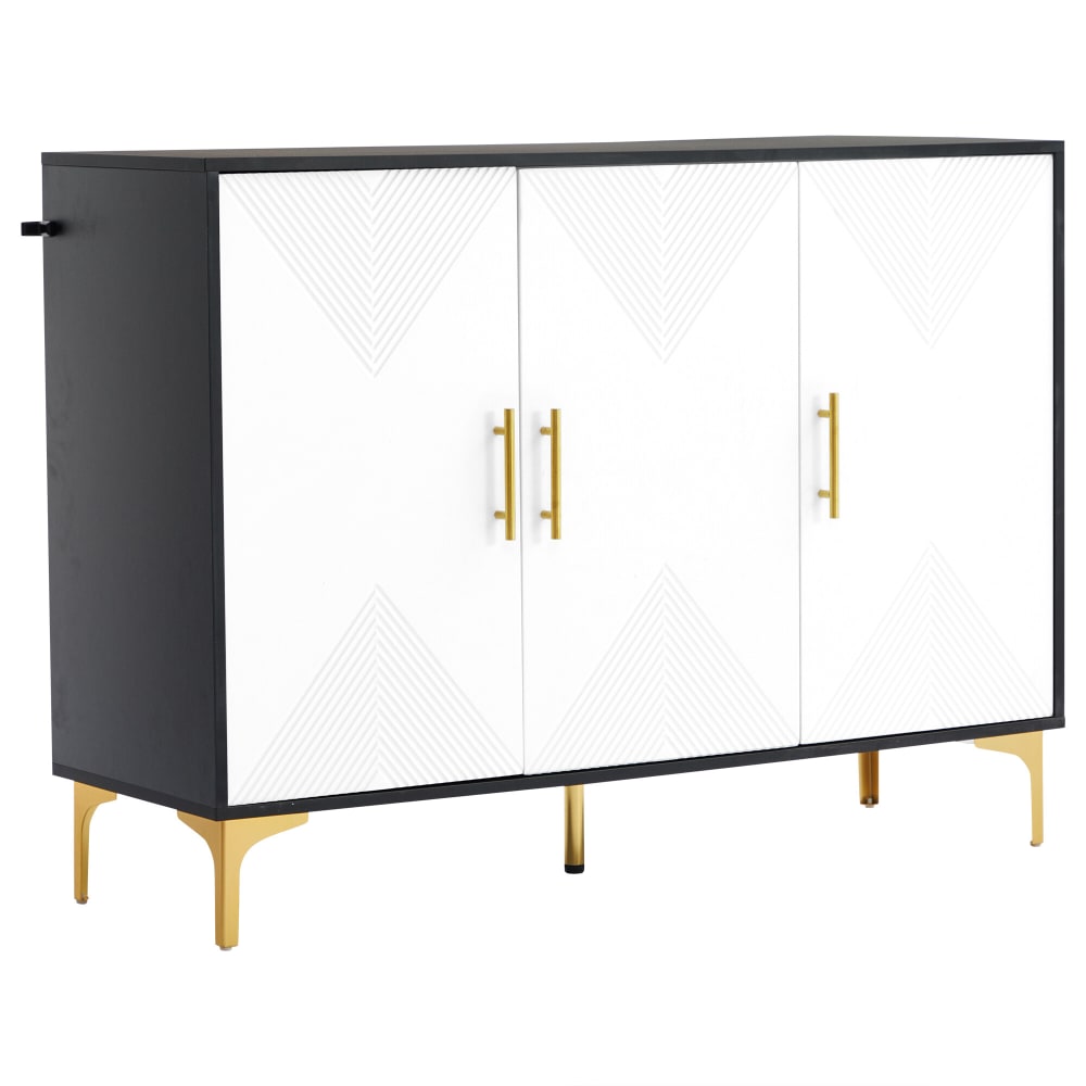 wohnli-moebel-suche-Sideboard-mit-matten-Streifen-Tueren-boehmisches-Weiss Wohnli Möbelsuche - Sideboard mit matten Streifen Türen