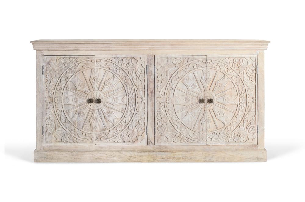 wohnli-moebel-suche-Sideboard-mit-vier-Tueren-handgefertigt-aus-Mangoholz Wohnli Möbelsuche - Sideboard mit vier Türen handgefertigt aus Mangoholz