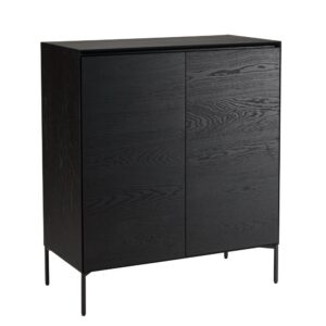 wohnli-moebel-suche-Sideboard-schwarz-2-Tueren-3-Regale-Fuesse-Metall-schwarz Wohnli Möbelsuche - Sideboard schwarz 2 Türen 3 Regale Füße Metall schwarz
