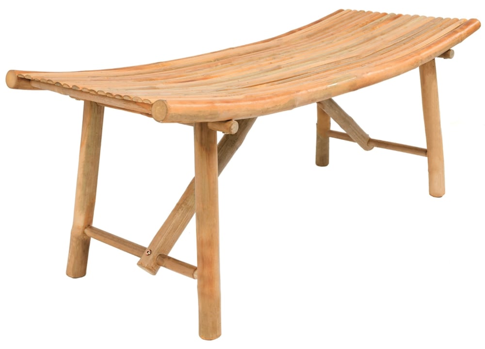 Wohnli Möbelsuche - Sitzbank aus Bambuholz