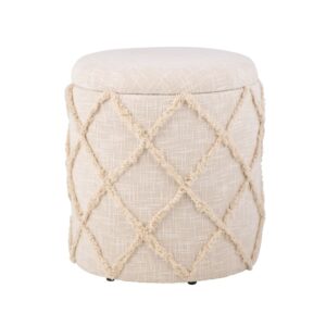 wohnli-moebel-suche-Sitzhocker-aus-Stoff-40-cm-creme Wohnli Möbelsuche - Sitzhocker aus Stoff