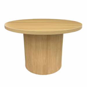 Wohnli Möbelsuche - Skandinavischer runder Couchtisch 70 cm FSC aus hellem Holz