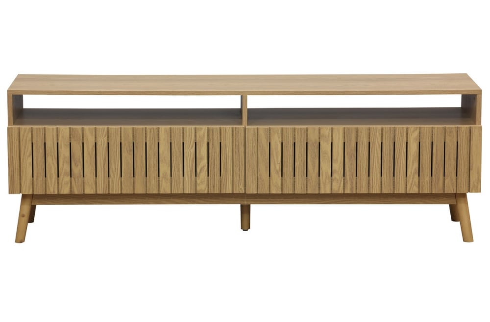 Wohnli Möbelsuche - Skandinavisches Holz TV-Möbel mit Schubladen