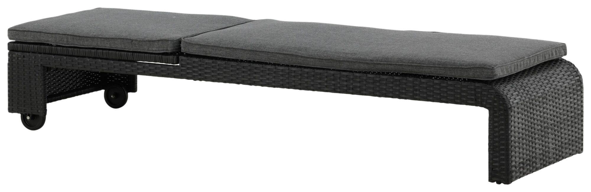 wohnli-moebel-suche-Sonnenliege-London-ca-60x32x196-cm-Schwarz Wohnli Möbelsuche - Sonnenliege London ca. 60x32x196 cm Schwarz