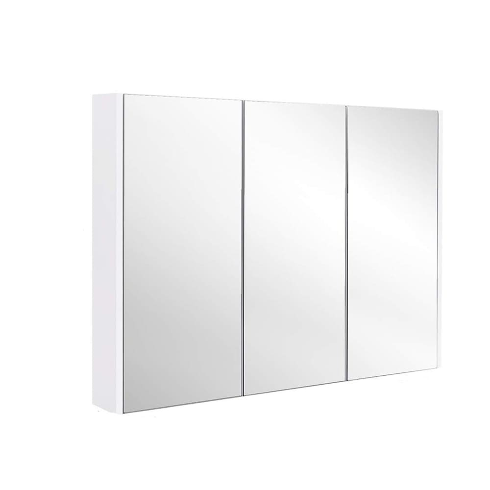 wohnli-moebel-suche-Spiegelschrank-aus-Holz-90x11x65cm-Weiss Wohnli Möbelsuche - Spiegelschrank aus Holz 90x11x65cm
