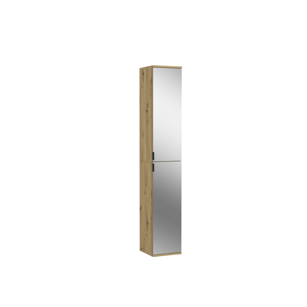 wohnli-moebel-suche-Spiegelschrank-aus-Spanplatte-30x193x34-cm-Artisan-Eiche Wohnli Möbelsuche - Spiegelschrank aus Spanplatte