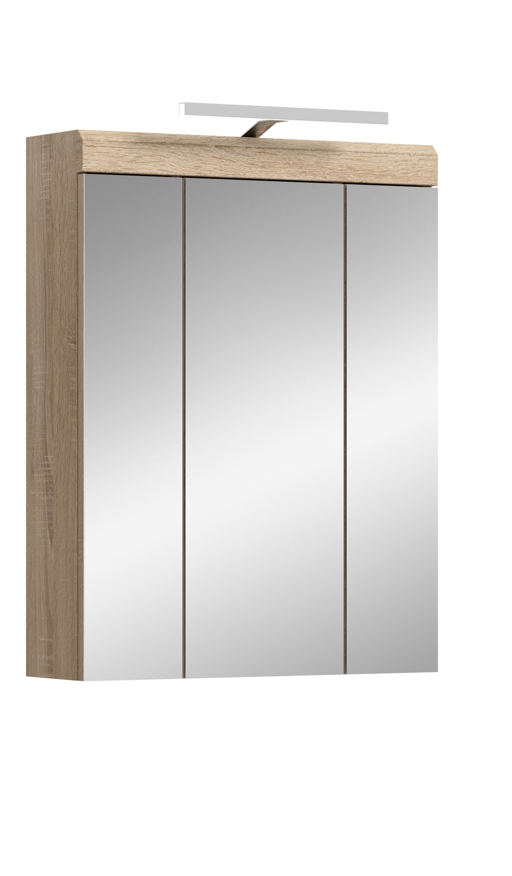 wohnli-moebel-suche-Spiegelschrank-aus-Spanplatte-60x79x37-cm-Sonoma-Eiche-hell Wohnli Möbelsuche - Spiegelschrank aus Spanplatte