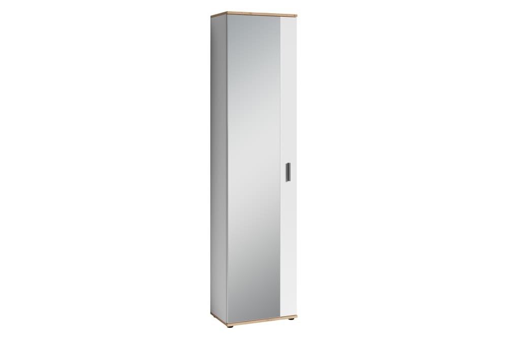 wohnli-moebel-suche-Spiegelschrank-mit-5-Faechern-Hoehe-196-cm-weiss-und-natur Wohnli Möbelsuche - Spiegelschrank mit 5 Fächern