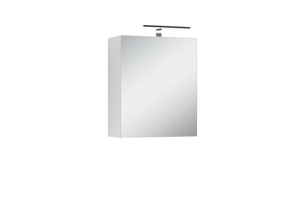 wohnli-moebel-suche-Spiegelschrank-mit-Soft-Close-Tueren-mit-Beleuchtung-B-50-cm-weiss Wohnli Möbelsuche - Spiegelschrank mit Soft-Close-Türen
