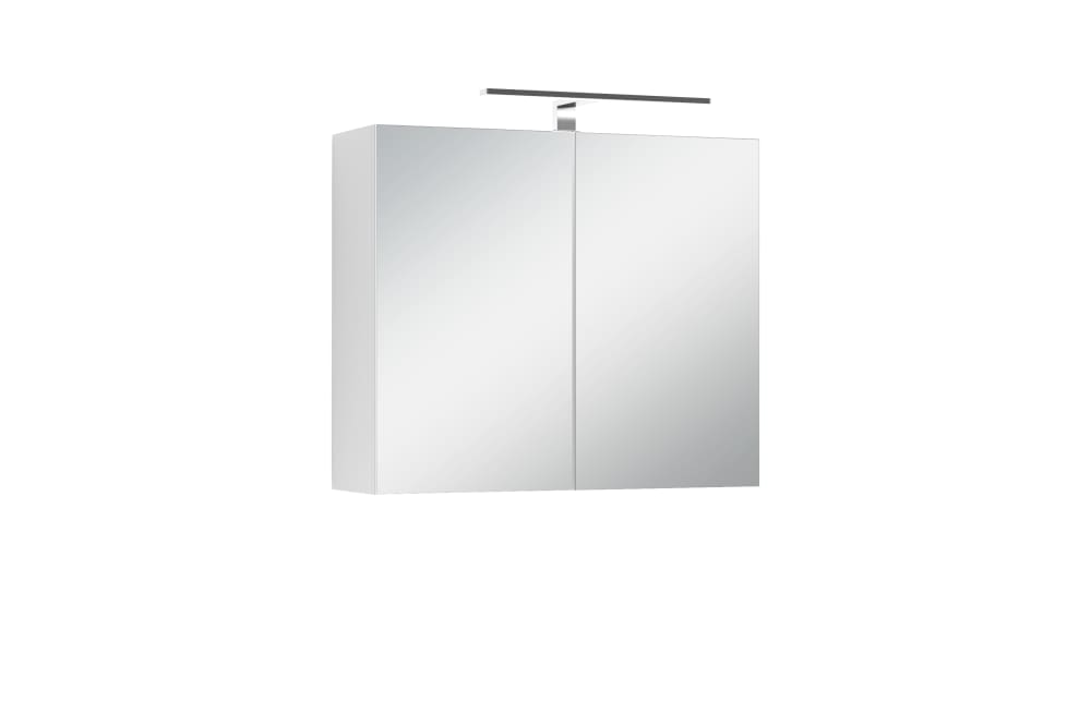 wohnli-moebel-suche-Spiegelschrank-mit-Soft-Close-Tueren-mit-Beleuchtung-B-70-cm-weiss Wohnli Möbelsuche - Spiegelschrank mit Soft-Close-Türen