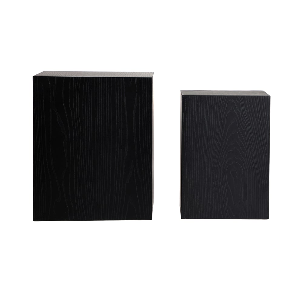 wohnli-moebel-suche-Staender-aus-Fichtenholz-in-schwarzer-Farbe-30x30x40cm Wohnli Möbelsuche - Ständer aus Fichtenholz in schwarzer Farbe 30x30x40cm