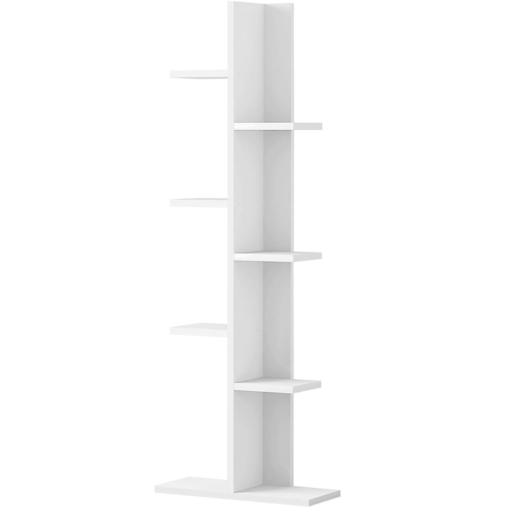 wohnli-moebel-suche-Standregal-aus-Holz-50x20x1415cm-Weiss Wohnli Möbelsuche - Standregal aus Holz 50x20x141