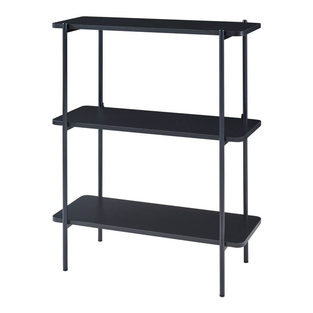 wohnli-moebel-suche-Standregal-aus-Metall-100-x-80-x-34-cm-in-Schwarz Wohnli Möbelsuche - Standregal aus Metall 100 x 80 x 34 cm