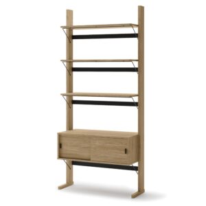 Wohnli Möbelsuche - Standregal mit 3 Fächern und Stauraum