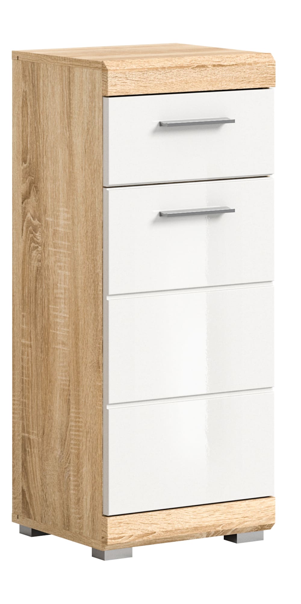 wohnli-moebel-suche-Standschrank-aus-Spanplatte-37x88x31-cm-Sonoma-Eiche-hell Wohnli Möbelsuche - Standschrank aus Spanplatte