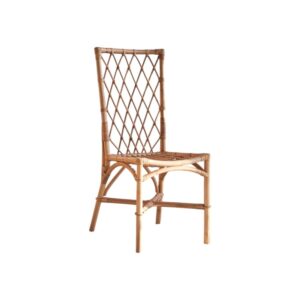 Wohnli Möbelsuche - Stuhl aus Rattan heller Naturrattan Esszimmerstuhl Verandastuhl