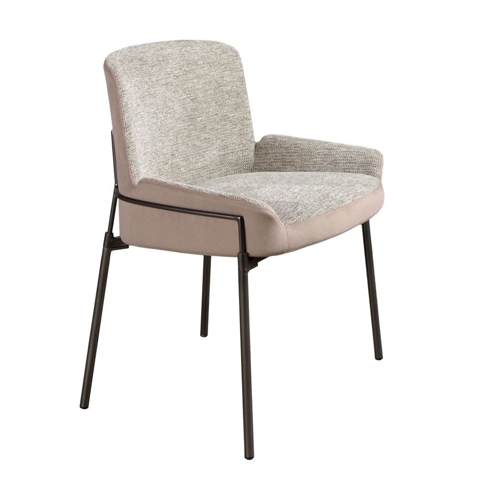 wohnli-moebel-suche-Stuhl-aus-grauem-Stoff-und-braunem-Samt Wohnli Möbelsuche - Stuhl aus grauem Stoff und braunem Samt