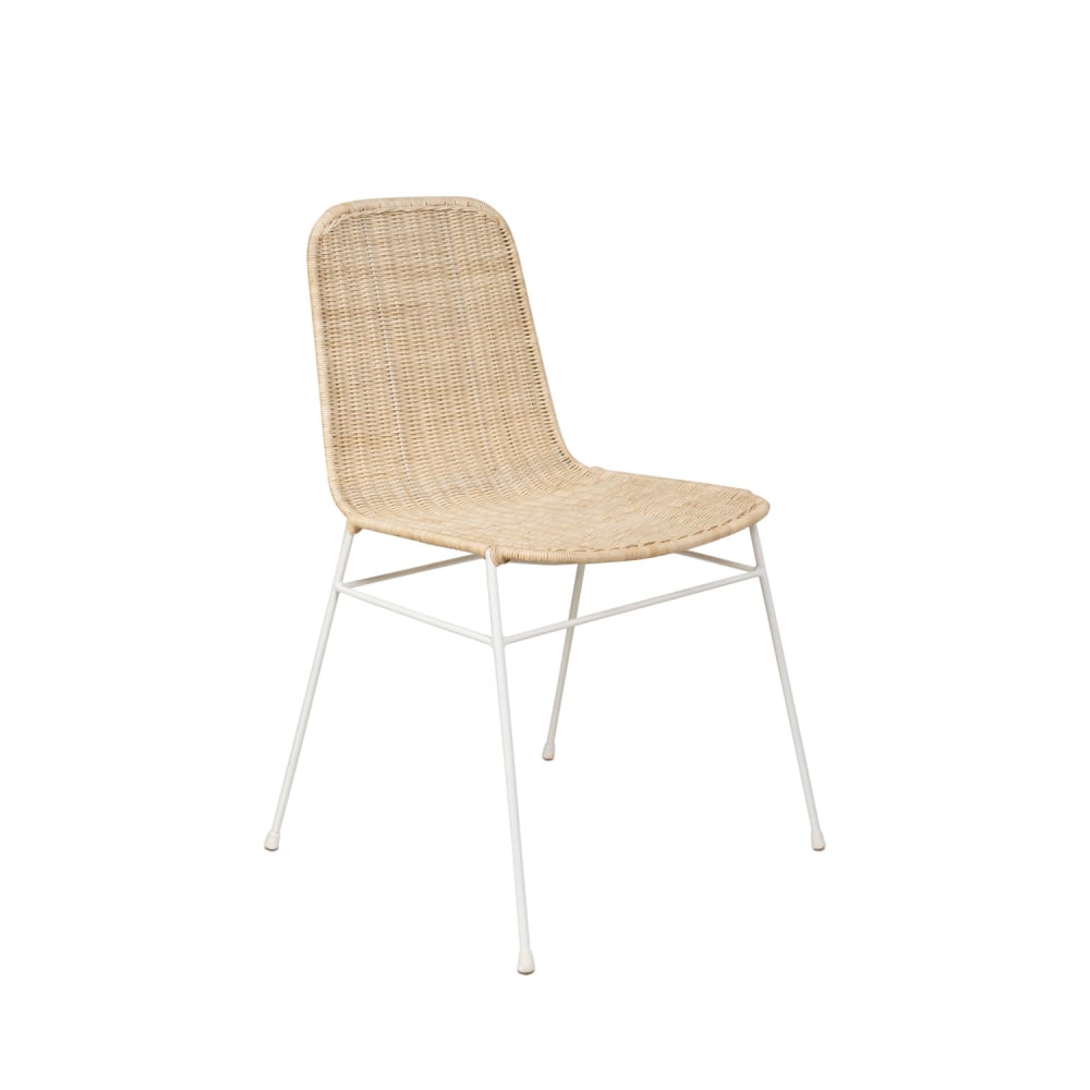 wohnli-moebel-suche-Stuhl-aus-schwarzem-Rattan-und-schwarzen-Metallbeinen Wohnli Möbelsuche - Stuhl aus schwarzem Rattan und schwarzen Metallbeinen
