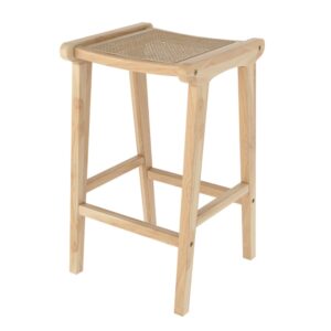 wohnli-moebel-suche-Stuhl-fuer-Mittelinsel-aus-Teakholz-und-natuerlichem-Rattan-65cm Wohnli Möbelsuche - Stuhl für Mittelinsel aus Teakholz und natürlichem Rattan 65cm
