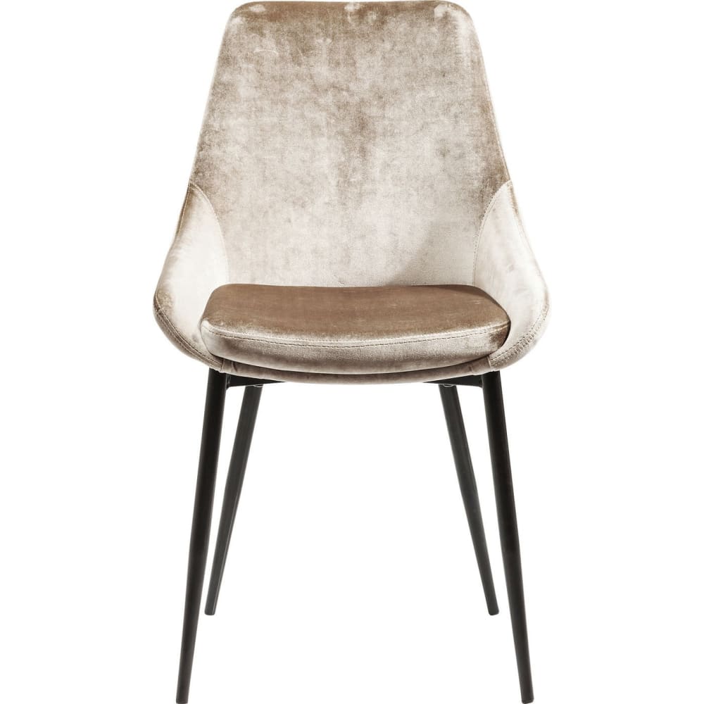 wohnli-moebel-suche-Stuhl-in-Samt-Optik-beige Wohnli Möbelsuche - Stuhl in Samt-Optik