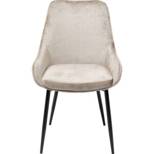 wohnli-moebel-suche-Stuhl-in-Samt-Optik-beige Wohnli Möbelsuche - Stuhl in Samt-Optik