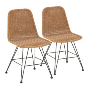 wohnli-moebel-suche-Stuhl-set-2-Esszimmer-oder-Gartenstuehlen-RatanSchwarz Wohnli Möbelsuche - Stuhl-set 2 Esszimmer- oder Gartenstühlen